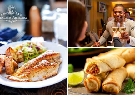 2- of 4-gangen keuzediner bij Dinercafé Amadeus