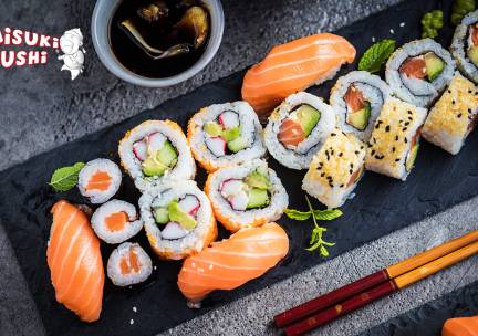 Sushibox (44 of 106 stuks) van Daisuki Sushi voor thuisbezorging