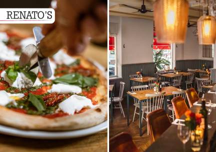 Italiaans 3-gangen keuzediner bij Renato's Pizzeria