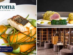 5- of 6-gangenlunch of -diner van de chef bij Restaurant Aroma Italian Fine Dining