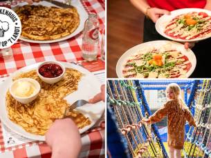 2- of 3-gangen pannenkoekenlunch of -diner bij Pannenkoekenhuis Midden op 't Landt