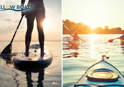 Dagdeel suppen of kanoën over de Maasplassen