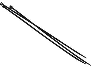 Sirius Cable Ties Black Pack Of 100 300mm 7.6mm