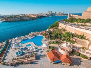 8 daagse vliegvakantie naar Grand Excelsior in valletta, malta