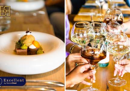 5-gangen chef's tasting + amuses en brood of Lazy Sunday bij Bij Bourgondisch