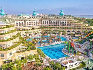 8 daagse vliegvakantie naar Crystal Sunset Luxury Resort en Spa in side, turkije