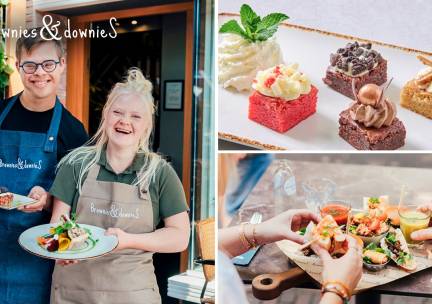 Brownieproeverij of lunch- of borrelplank bij Brownies&downieS Almere-Stad