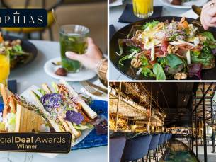 2-gangen keuzelunch + koffie + verse jus d'orange bij Sophias