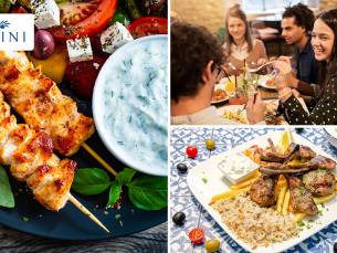 Grieks hoofdgerecht naar keuze of 3-gangendiner Ã  la carte in hartje Den Haag