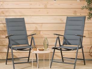 Set van 2 909 Outdoor Premium Tuinstoelen met Padding