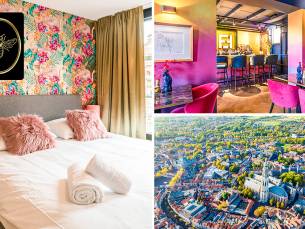 Overnachting voor 2 + ontbijt + late check-in + late check-out + fles wijn in Middelburg