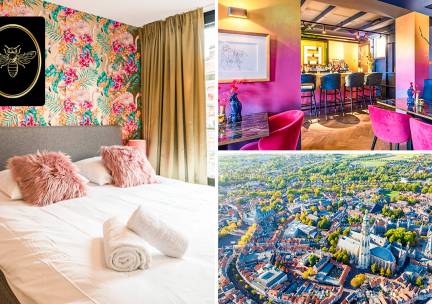 Overnachting voor 2 + ontbijt + late check-in + late check-out + fles wijn in Middelburg