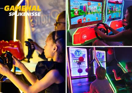 1 of 1,5 uur onbeperkt games spelen, evt. + drankje of (kinder)feestje