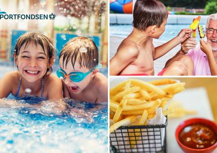 Entree vrijzwemmen + ijsje of friet met saus