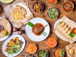 Indiase rijsttafel bij Restaurant Kamasutra