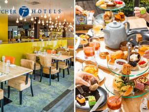 High Tea, High Wine, High Beer of High Bubbles voor 2 bij Fletcher Hotels