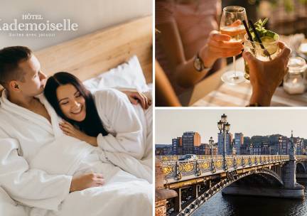 Overnachting voor 2 personen + champagne + ontbijt en meer in Luik