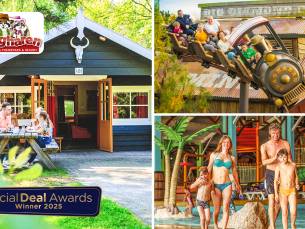 2, 3 of 4 overnachtingen voor 2-6 pers. + entree Slagharen + waterpark Aqua Mexicana