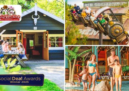 2, 3 of 4 overnachtingen voor 2-6 pers. + entree Slagharen + waterpark Aqua Mexicana