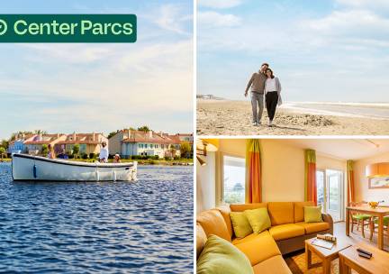 2, 3 of 4 overnachtingen voor 2 tot 4 pers. bij Center Parcs Port ZÃ©lande