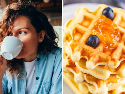 Warme drank + Luikse wafel of appeltaart