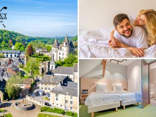 Overnachting voor 2 + ontbijt + welkomstdrankje + late check-out in de Ardennen