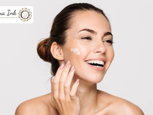 Gezichtsbehandeling of lipblushbehandeling