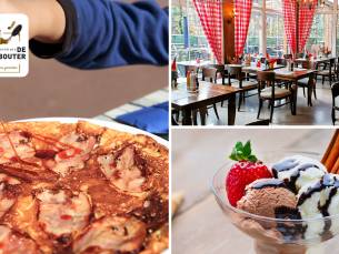 Pannenkoek + soep of sundae + evt. broodje vooraf bij De Boskabouter