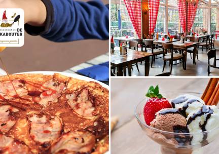 Pannenkoek + soep of sundae + evt. broodje vooraf bij De Boskabouter