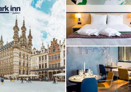 Overnachting(en) voor 2 + ontbijt + late check-out in hartje Leuven