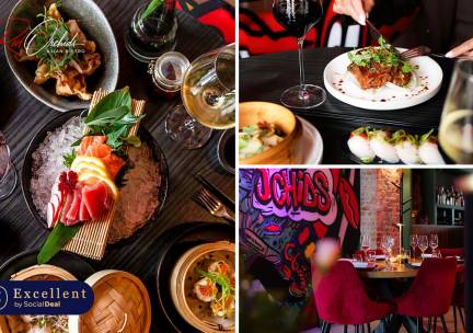 Shared dining-diner (8 gerechten) bij Red Orchids Asian Bistro