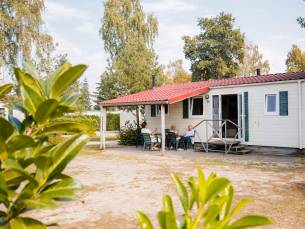 Chalet met overdekt terras en omheinde tuin | 4 personen | Huisdier