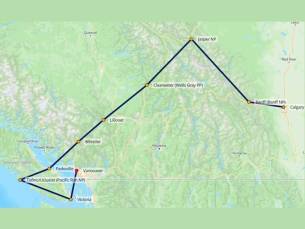 From Coast to Mountains (21 dagen)
