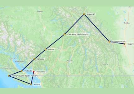 From Coast to Mountains (21 dagen)