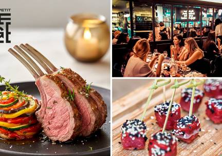 4-gangen barbecuediner van de chef + glaasje bubbels of mocktail bij Le Petit Belge