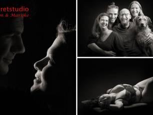 Fotoshoot (1 uur) tot 15 personen OF boudoirshoot (max 2 personen) + digitale foto