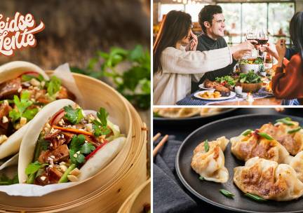 3-gangen shared dining-diner bij Culture CafÃ© Leidse Lente