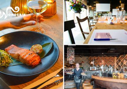 3-gangendiner à la carte bij Wonder's Heerhugowaard