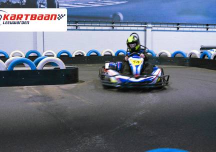 Karten (2 heats) bij Kartbaan Leeuwarden
