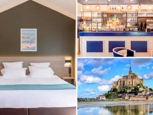 Overnachting(en) voor 2 + ontbijt + evt. 3-gangendiner + meer bij de Mont Saint-Michel