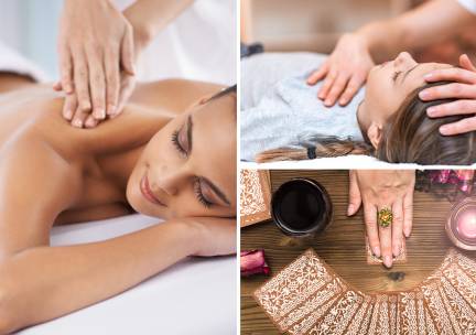 Massage, energetische healing of reading met kaarten