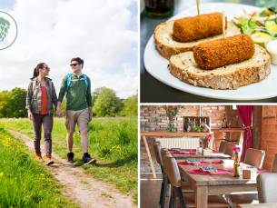 Wandelarrangement incl. gebak en lunch bij Bierbrouwerij Oijen