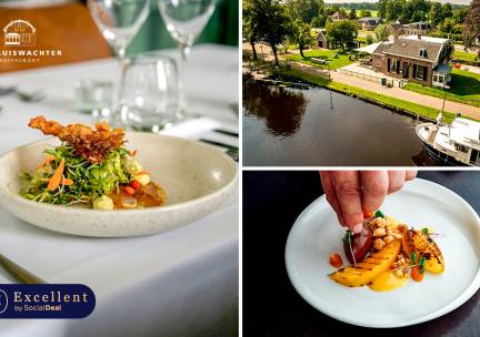 3-gangenlunch of -diner van de chef + amuse