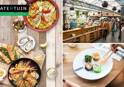 All-You-Can-Eat & Drink (2,5 uur) bij Watertuin Naaldwijk