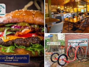 Kickbike + warme drank + lunch bij De Appelsche Hof