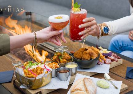 High cocktail + luxe happerijplank bij Sophias