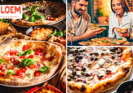 Pizzaproeverij + olijven bij Bloem Pizzabar