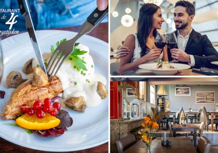 3-gangendiner Ã  la carte bij Restaurant de 4 Jaargetijden