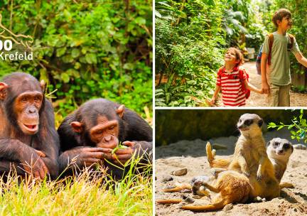 Entree voor Zoo Krefeld