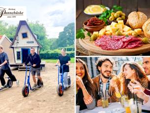 Steptocht + puzzeltocht + borrelplank (1 tot 1,5 uur)